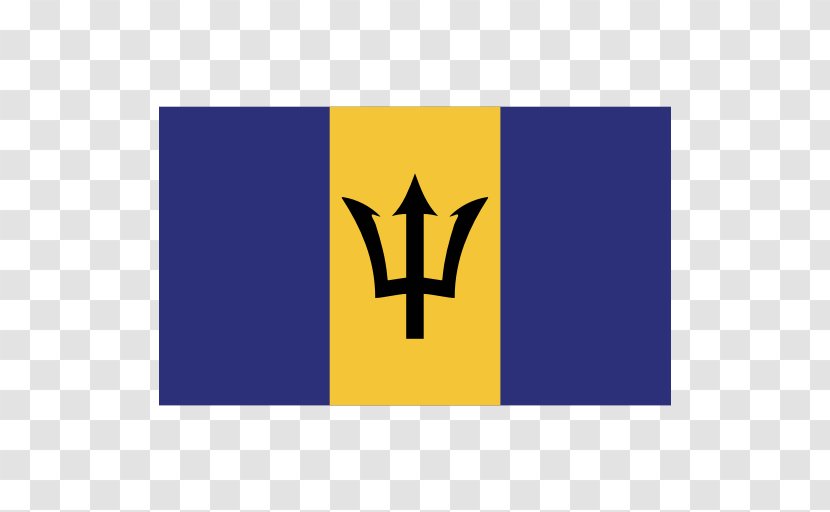 Flag Of Barbados National - Text Transparent PNG