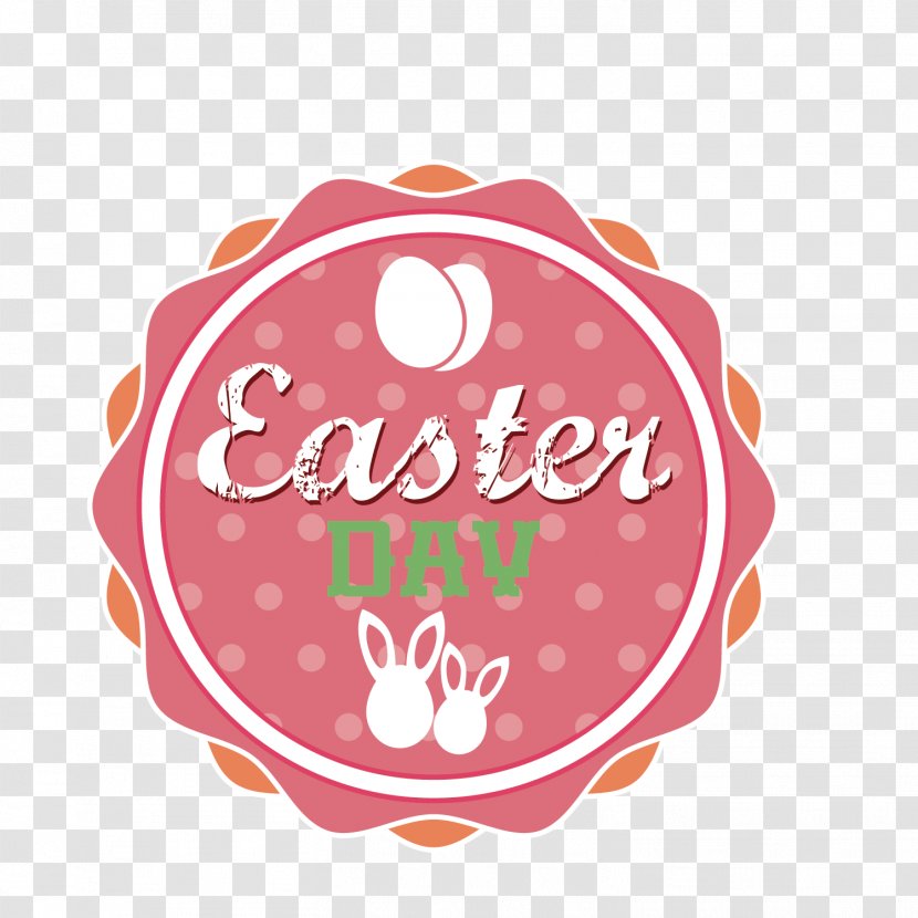 Euclidean Vector - Scalable Graphics - Easter Red Badge Transparent PNG