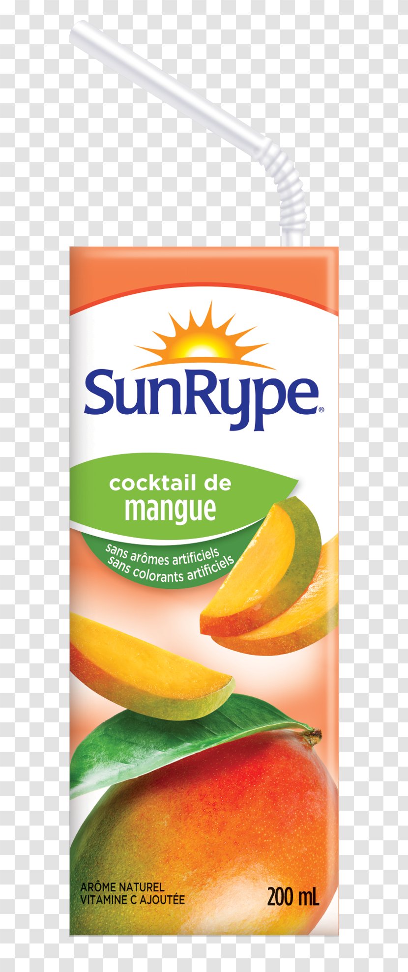 Juice Cocktail Sun-Rype Food Added Sugar - Jus Mangue Transparent PNG