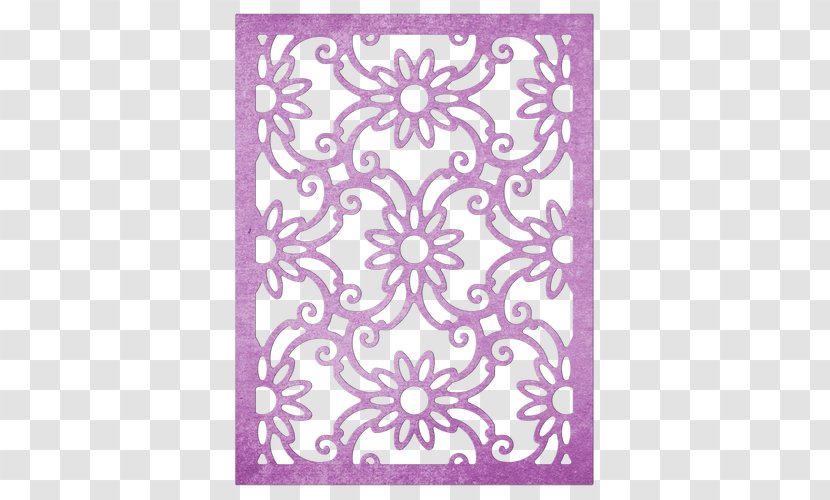 Die Cutting Paper Stencil - Cheery Lynn Designs - Beautiful Lace Transparent PNG