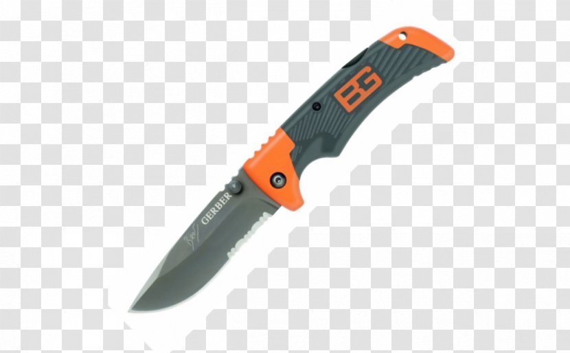 Pocketknife Gerber 31-001901 Bear Grylls Ultimate Pro Gear Blade - Everyday Carry - Knife Transparent PNG