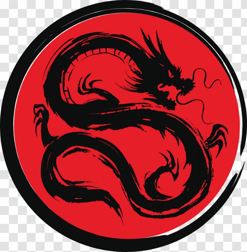 Chinese Dragon Knife Drawing - Kenpo Karate Transparent PNG