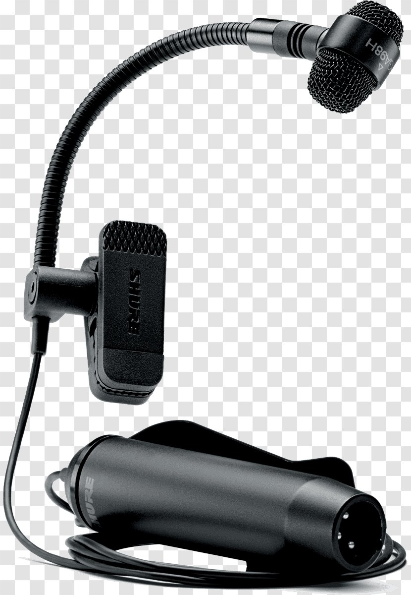Lavalier Microphone Shure PGA98H-XLR XLR Connector - Capacitor Transparent PNG