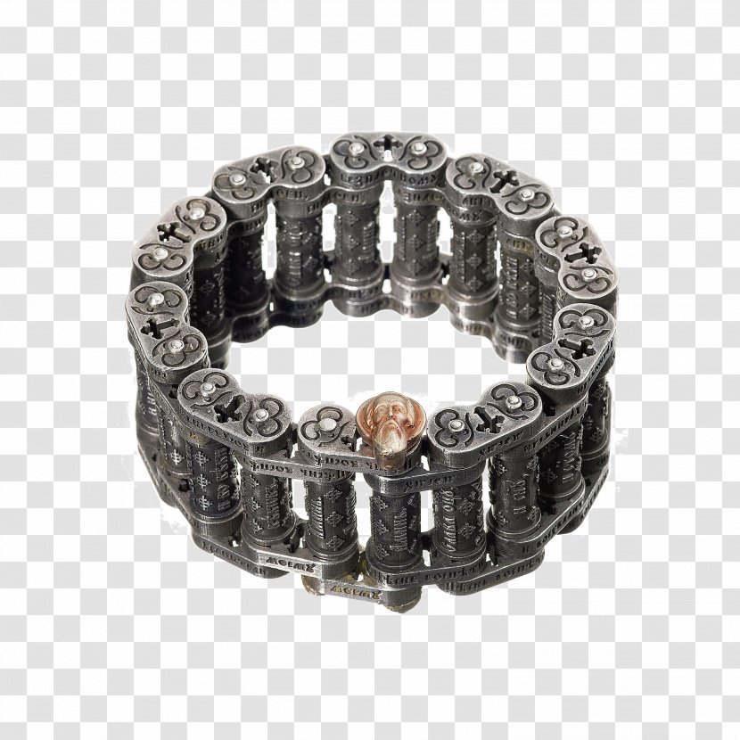 Bracelet Jewellery Ring Prayer Chain - Earrings For Men Transparent PNG