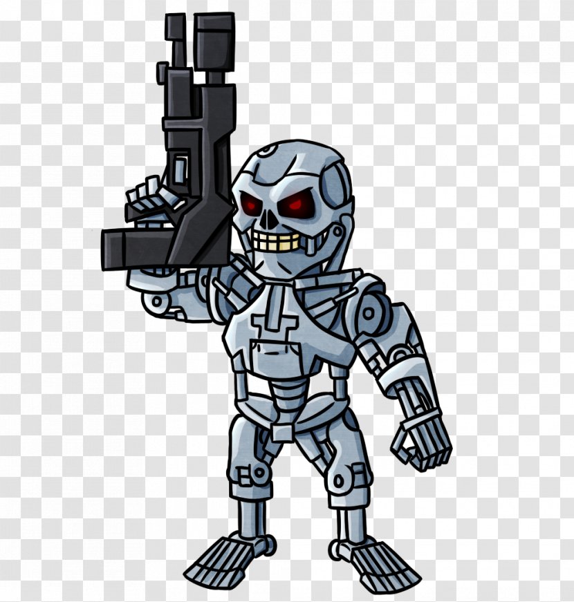 Terminator Drawing Cyborg Robot Art - Frame Transparent PNG