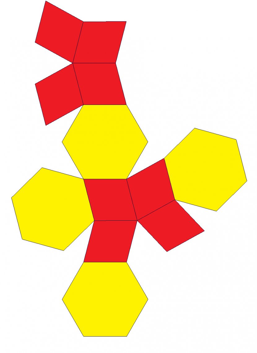 Elongated Dodecahedron Rhombic Angle Hexagon Transparent PNG