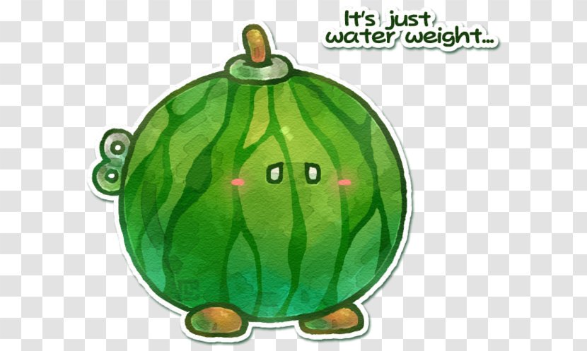 Watermelon Paper Mario DeviantArt Series - Vegetable - Bomb OMB From Transparent PNG