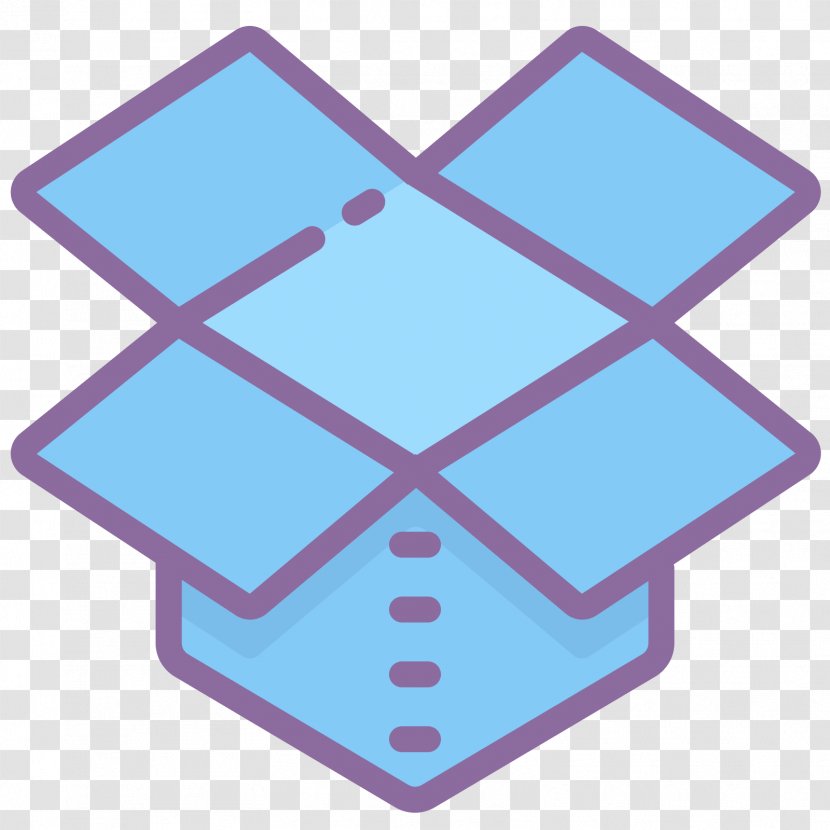 Icon Design Dropbox - Blue - Dusk Transparent PNG