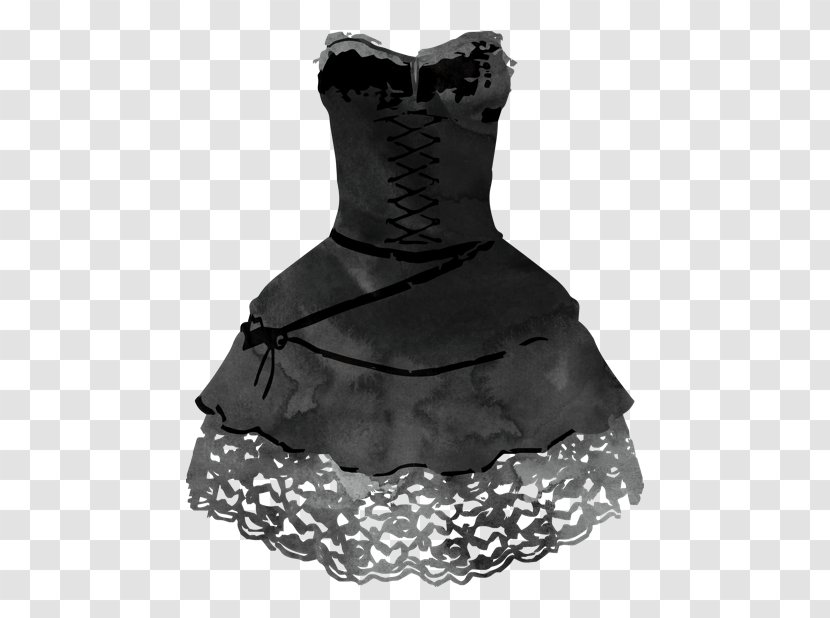 Skirt - Black - Dress Transparent PNG