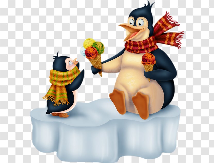 Ice Cream Food Sea - Flightless Bird Transparent PNG