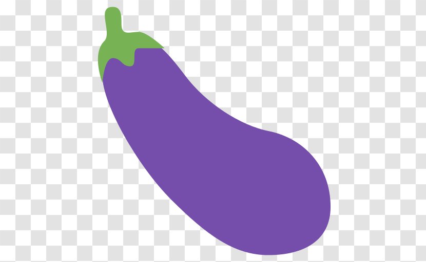 Emojipedia Eggplant Vegetable Sticker - Emoji Transparent PNG
