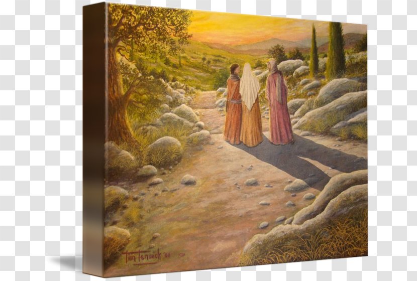 Road To Emmaus Appearance Calvary Bible Luke 24 - God - Decorative Elements Of Urban Roads Transparent PNG
