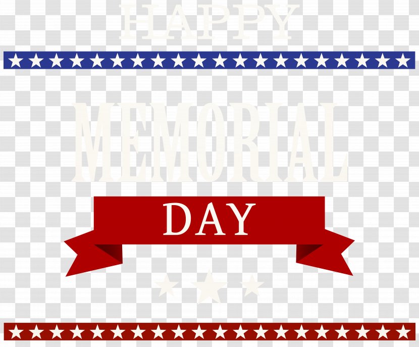 Memorial Day Clip Art - White Transparent PNG