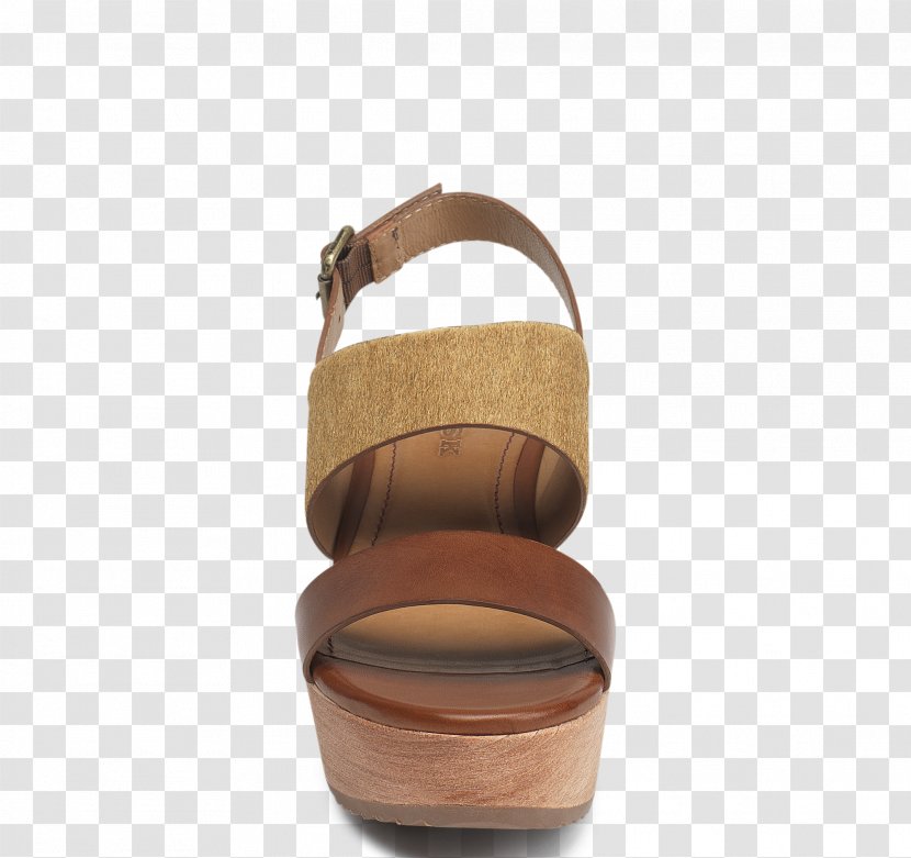 Suede Sandal Shoe Product Design - Brown - Leather Transparent PNG