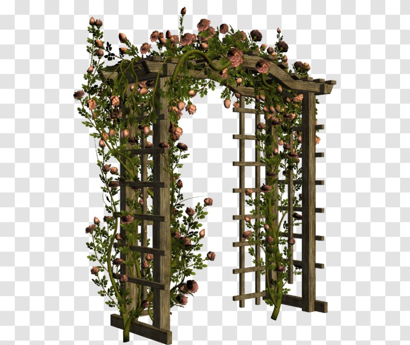 Pergola Flower Garden Arch Gate Transparent PNG