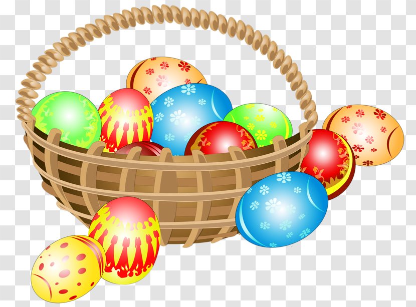 Poster Easter Egg - Raster Graphics - A Basket Of Eggs Transparent PNG