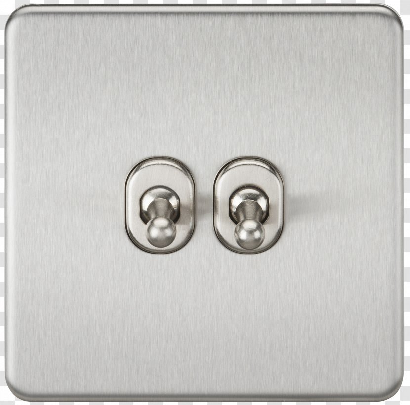 Electrical Switches Latching Relay Wires & Cable AC Power Plugs And Sockets Dimmer - Brushed Metal - Electricity Transparent PNG
