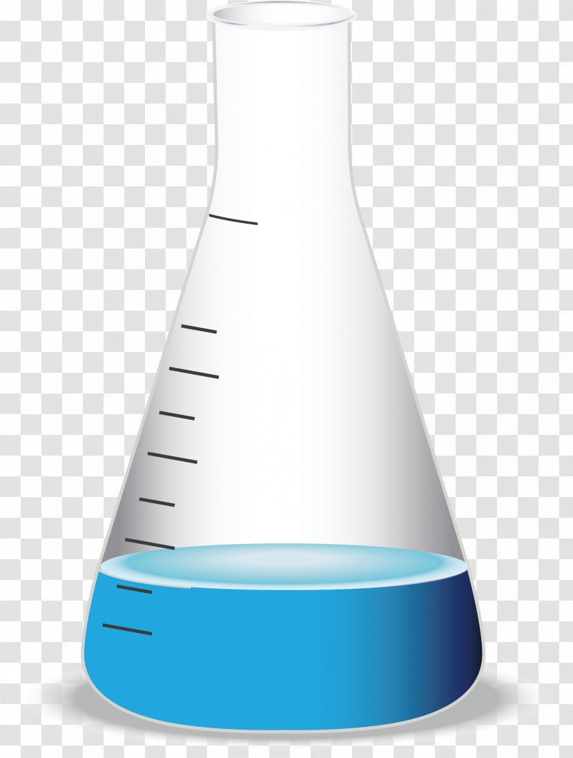 Laboratory Flask Erlenmeyer Beaker Illustration - Bottle Vector Transparent PNG