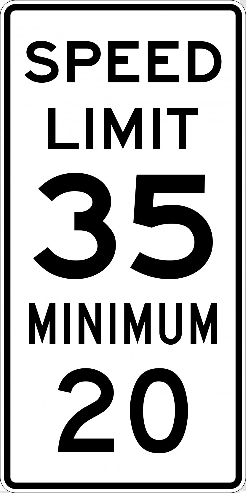 Speed Limit Traffic Sign Manual On Uniform Control Devices Road Safety Transparent PNG
