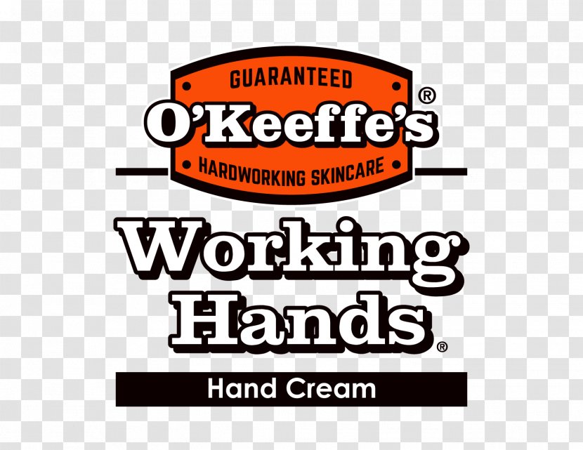 O'Keeffe's Working Hands Lotion Cream Moisturizer Xeroderma - CREAM JAR Transparent PNG