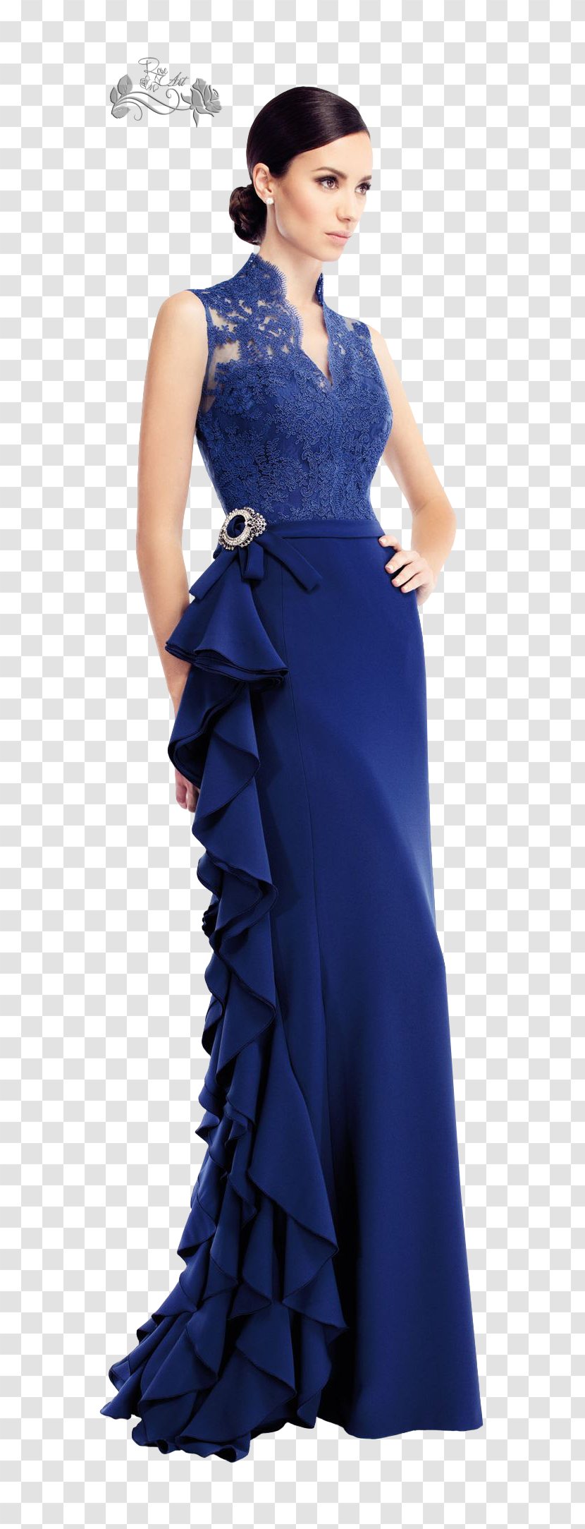 Cocktail Dress Evening Gown Clothing - Silhouette - Blue Transparent PNG