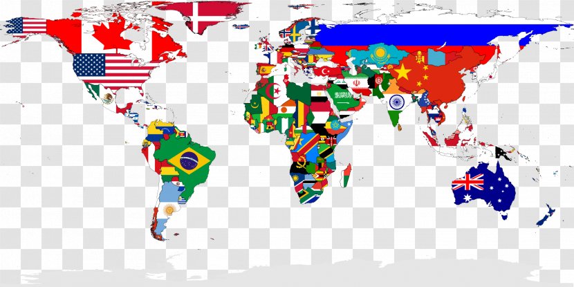 World Map Globe Flag Transparent PNG