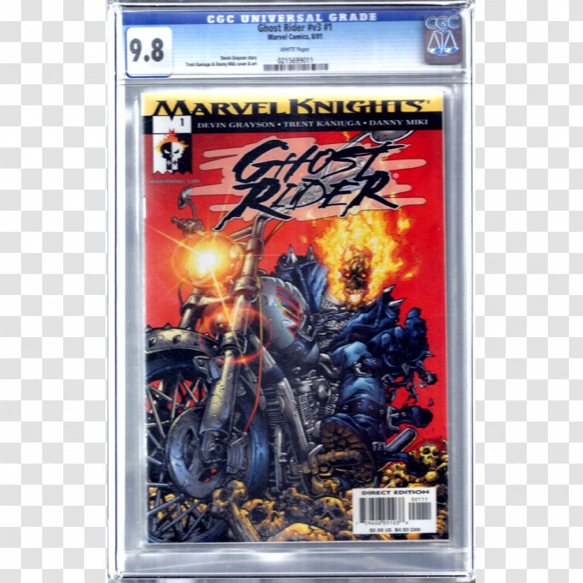 Johnny Blaze PC Game Action & Toy Figures Essential Marvel Ghost - Film Transparent PNG