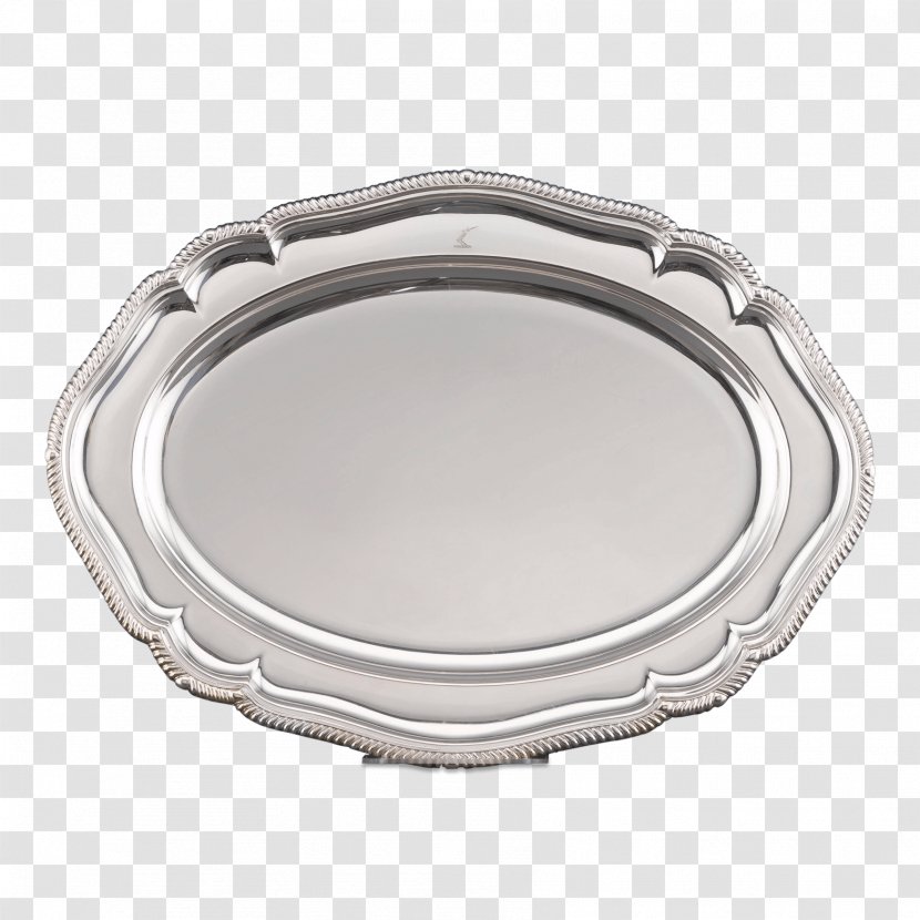Silver French Cuisine Pressed Duck Antique Crêpe - Platter Transparent PNG