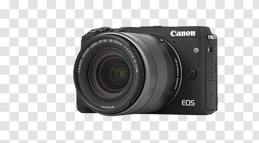 Digital SLR Canon EOS 750D 5DS Mirrorless Interchangeable-lens Camera M3 - System - Lens Transparent PNG