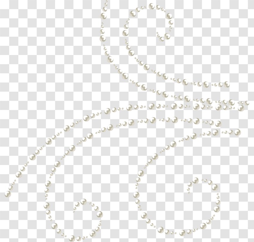 Body Jewellery Necklace Pearl Chain Transparent PNG