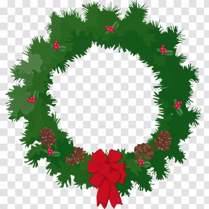 Christmas Wreath Desktop Wallpaper Clip Art - Ornament - Blue Transparent PNG