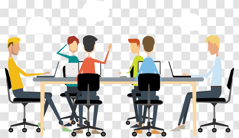 Meeting Team Building Business Event Management Teamwork - Office Chair - Discussion Cliparts Transparent PNG