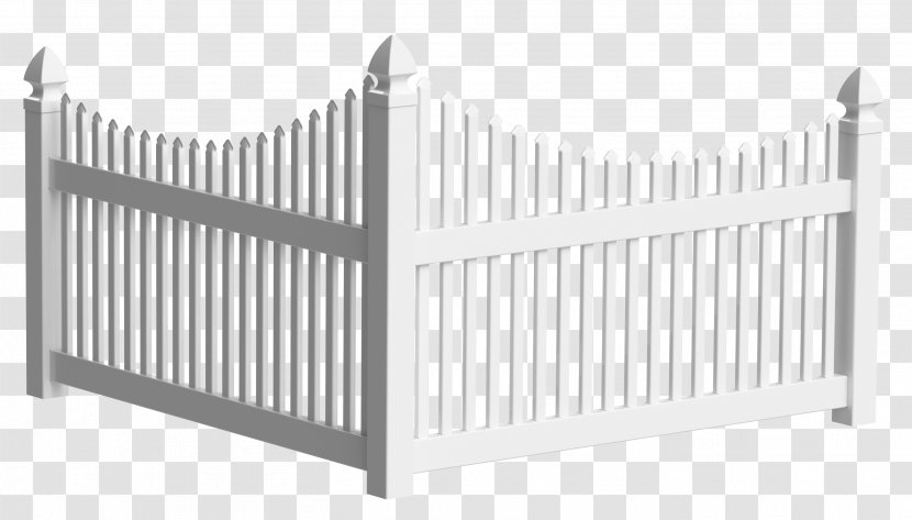 Picket Fence Synthetic Gate Vinyl Group - Furniture Transparent PNG