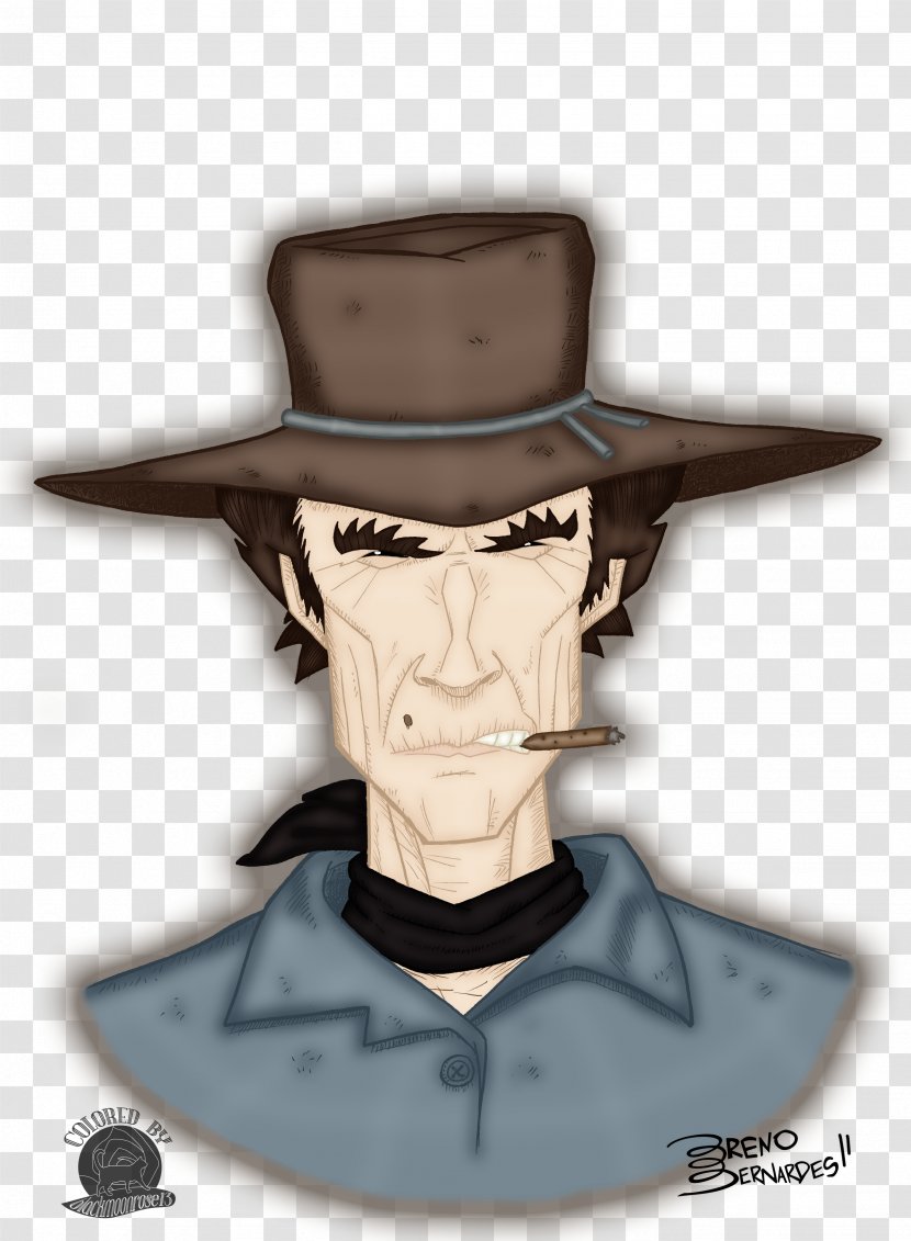 Cowboy Hat Cartoon - Headgear - Clint Eastwood Transparent PNG