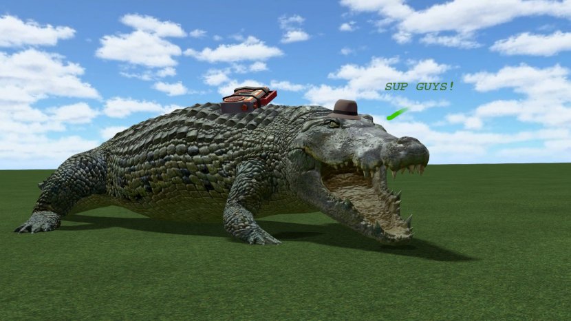 Crocodiles Sonic Boom Slow Motion Speed Of Sound - Crocodile Transparent PNG