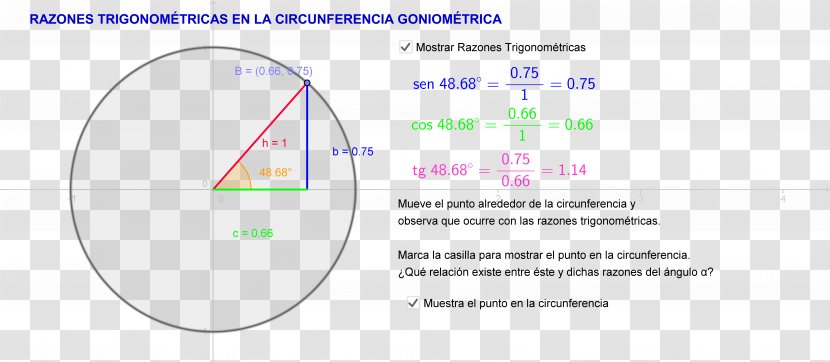 Unit Circle Angle Trigonometry Trigonometric Functions - Coseno - India Chapter Transparent PNG