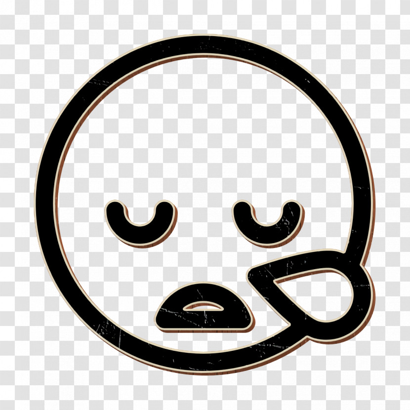 Sleep Icon Emoji Icon Smiley And People Icon Transparent PNG