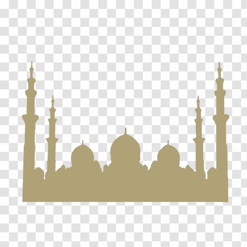 Sheikh Zayed Mosque Sultan Qaboos Grand Great Of Mecca Dubai - Qibla - Silhouette Transparent PNG