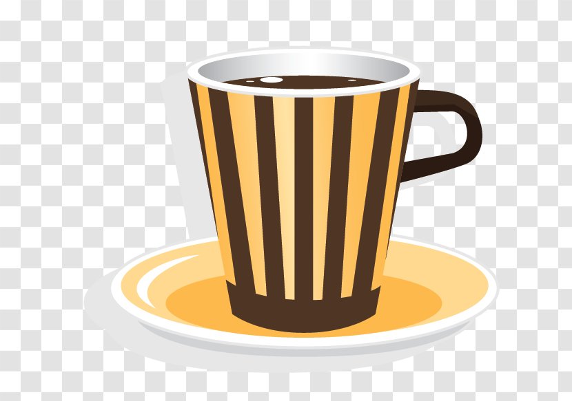 Coffee Cup Tea Latte Cafe - Creative Transparent PNG