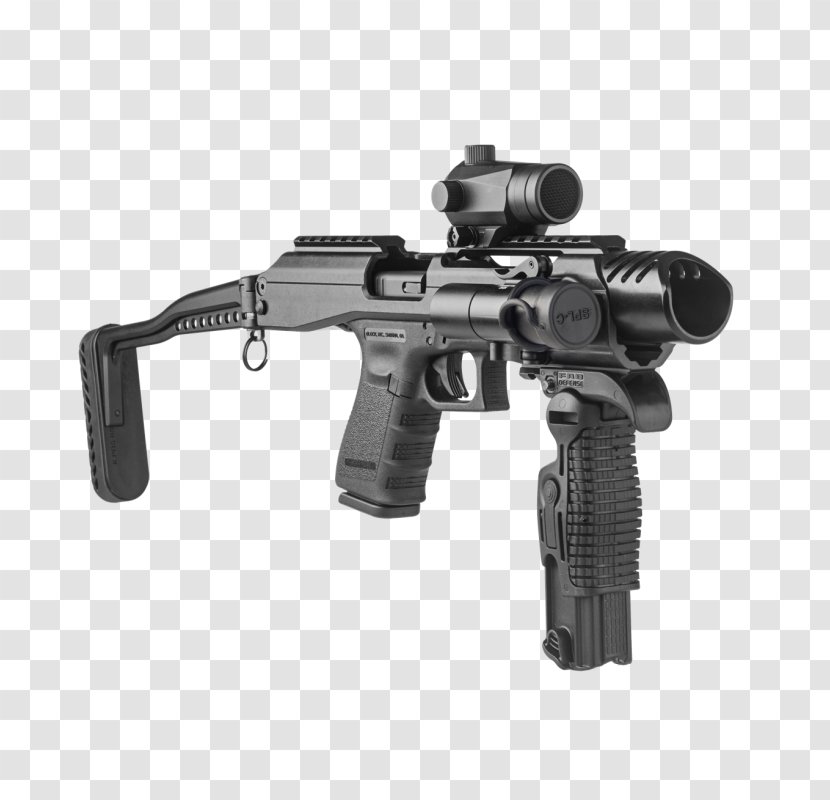 GLOCK 17 Personal Defense Weapon Pistol Carbine - Cartoon Transparent PNG