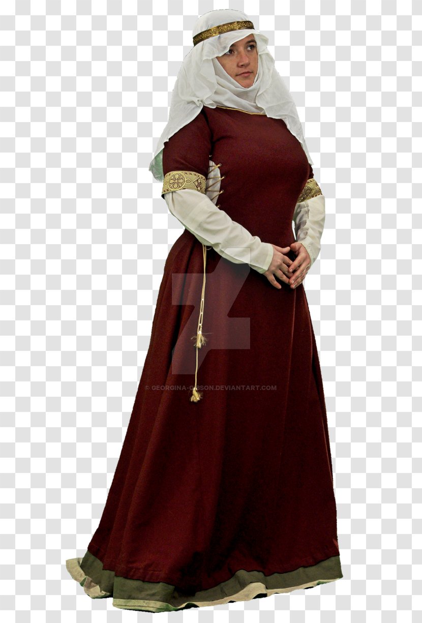 Middle Ages English Medieval Clothing Cotehardie DeviantArt Transparent PNG