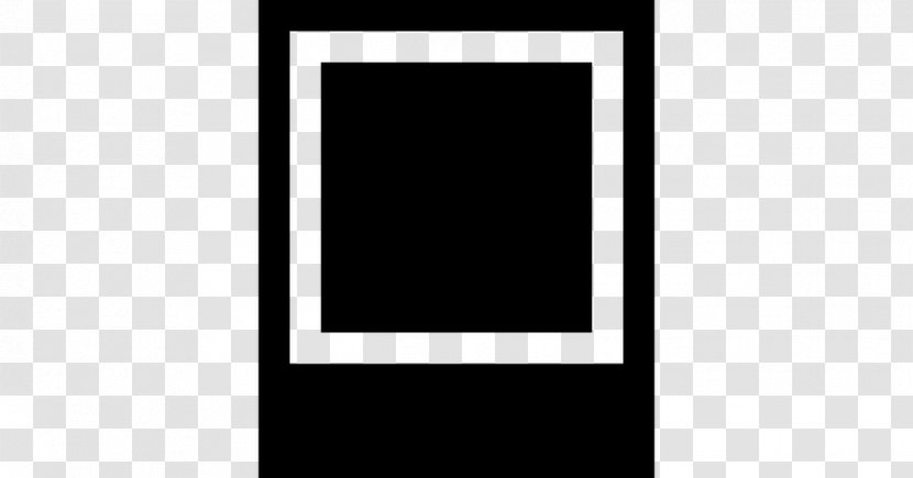 Picture Frames Rectangle - Black - Angle Transparent PNG