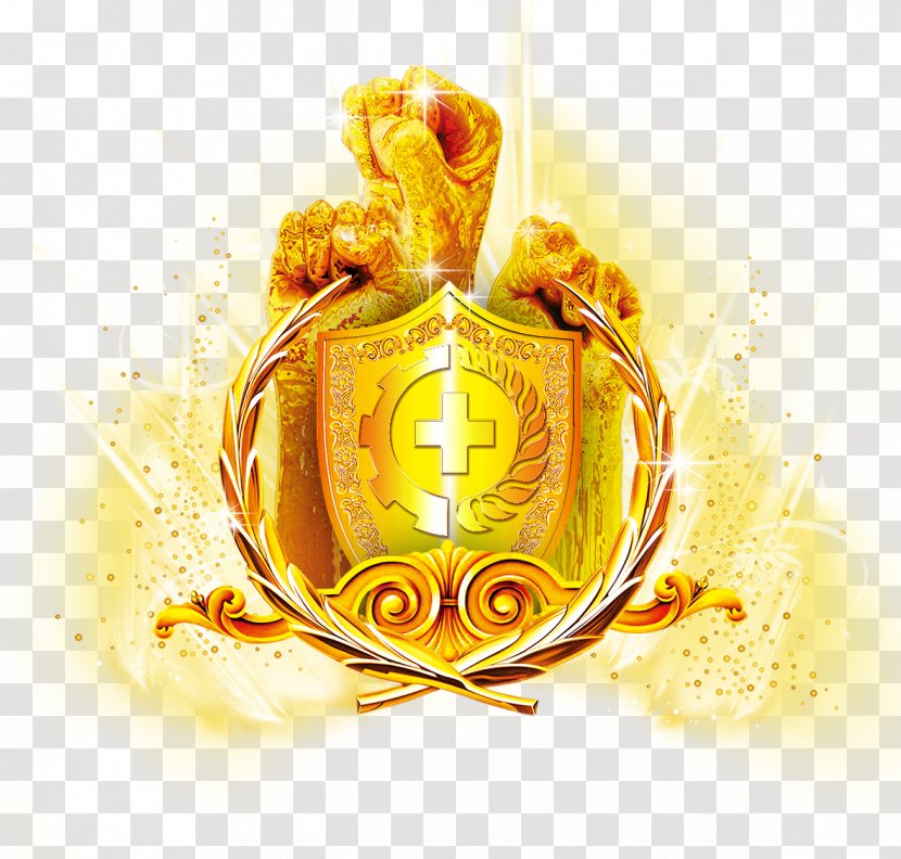 Poster World Consumer Rights Day Advertising Icon - Defensive Shield Gold Transparent PNG