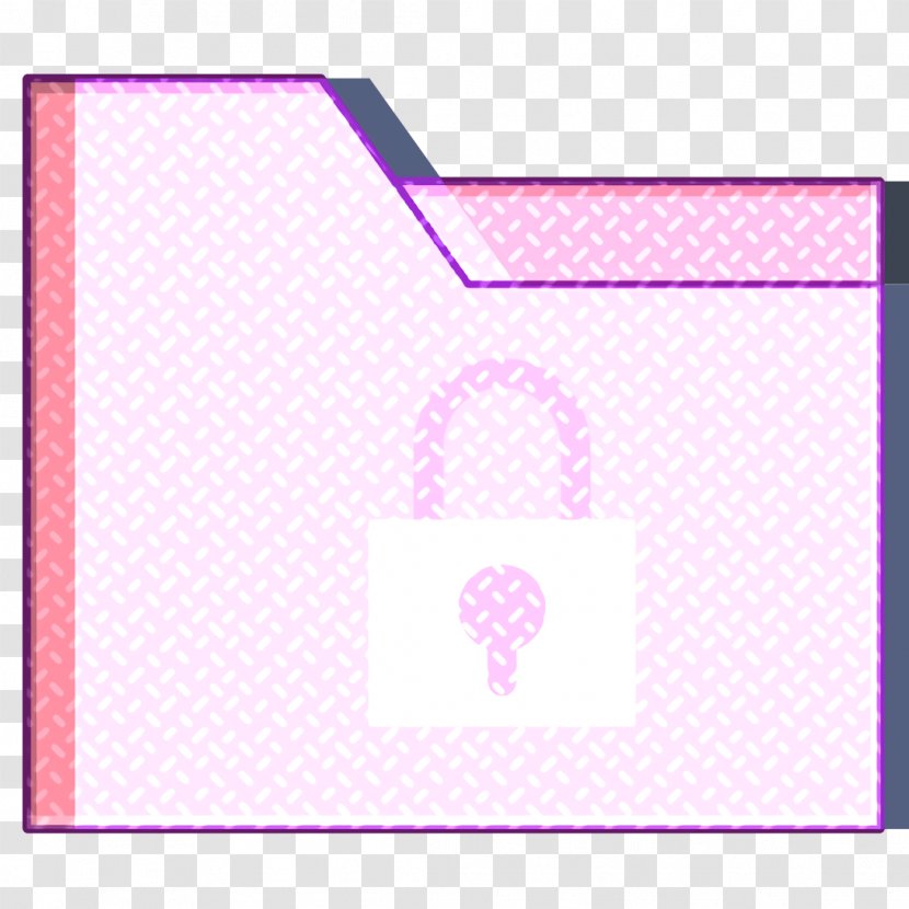 Folder Icon Essential - Purple - Rectangle Magenta Transparent PNG