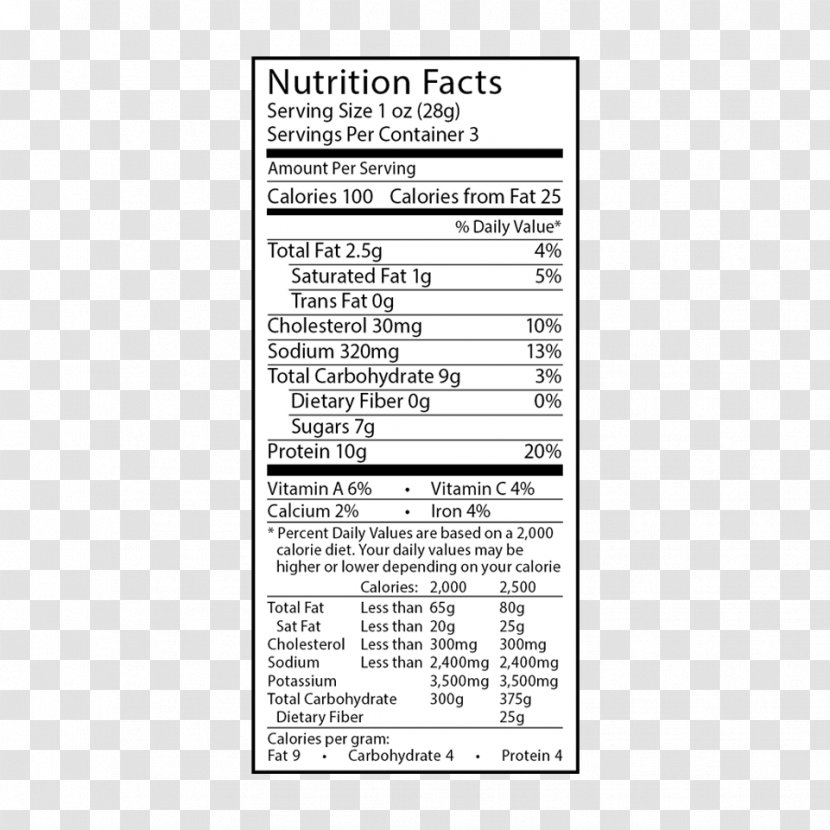 Organic Food Chia Seed Barbacoa Carne Asada - Bean - Nutrition Facts Transparent PNG