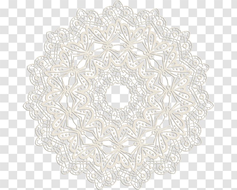 Place Mats Doily Circle Pattern - Point Transparent PNG