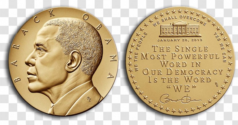 Coin Bronze Medal United States Copeca - Cash - Barack Obama 2009 Presidential Inauguration Transparent PNG