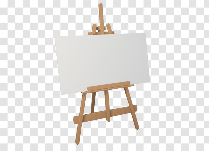 Easel Painting Canvas Drawing Art - Table Transparent PNG