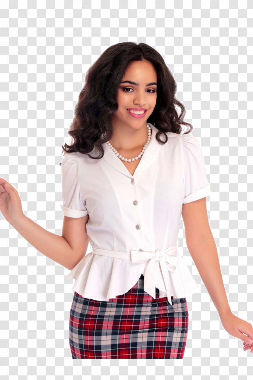 Blouse Vintage Clothing Dress Overskirt - Sleeve - Bezel Transparent PNG