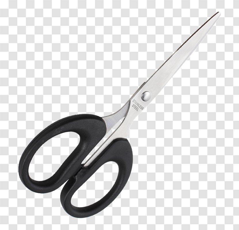 Scissors Gratis Hair-cutting Shears Icon - Black Transparent PNG